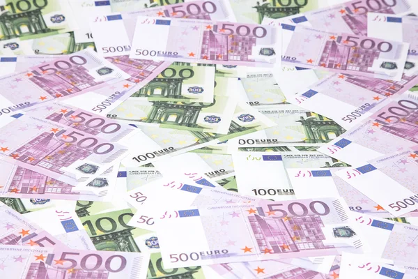Background of hundreds euro — Stock Photo, Image