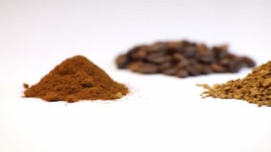 Kahve, izole döndürme video