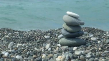 Çakıl deniz kenarı demet