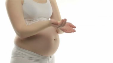 Hamile kadın gösteren hapları