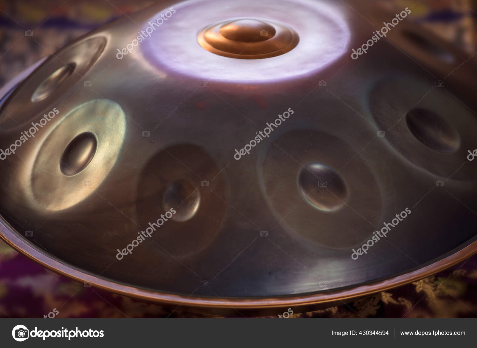 Close Hang Drum Hang Handpad Drum Musical Instrument — Stock Photo