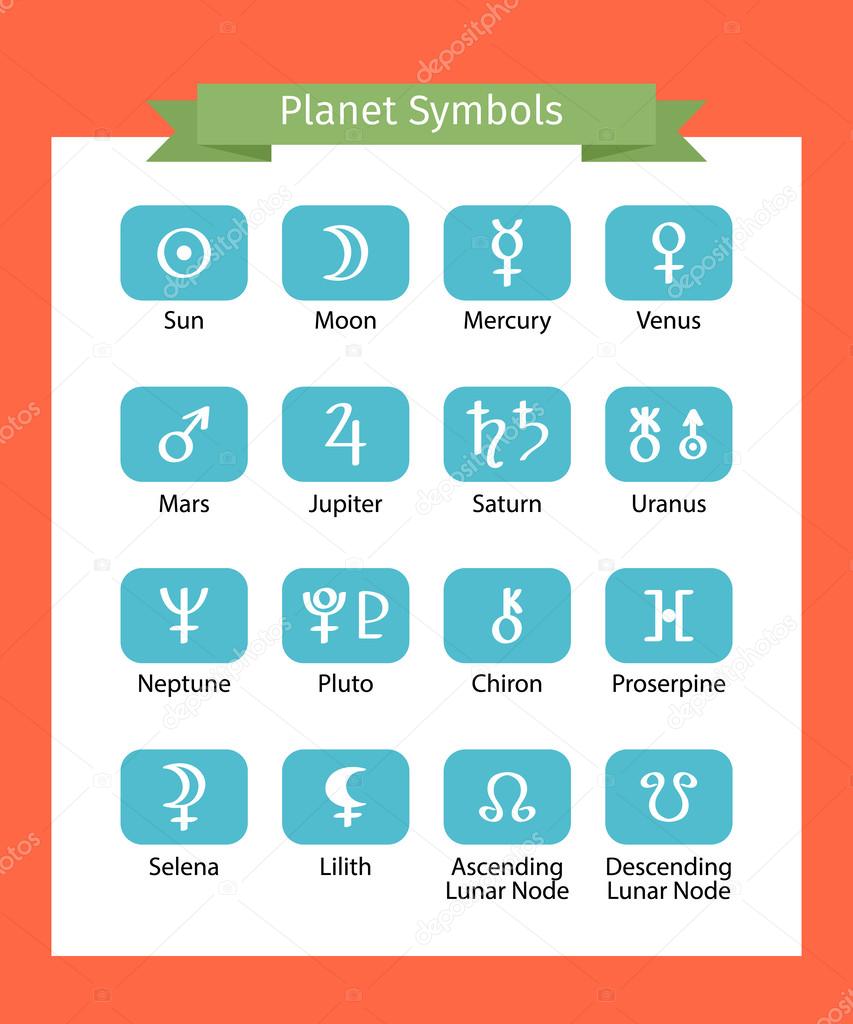Planet Symbols set