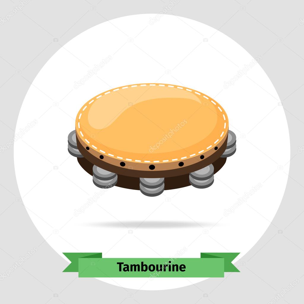 Musical instrument tambourine