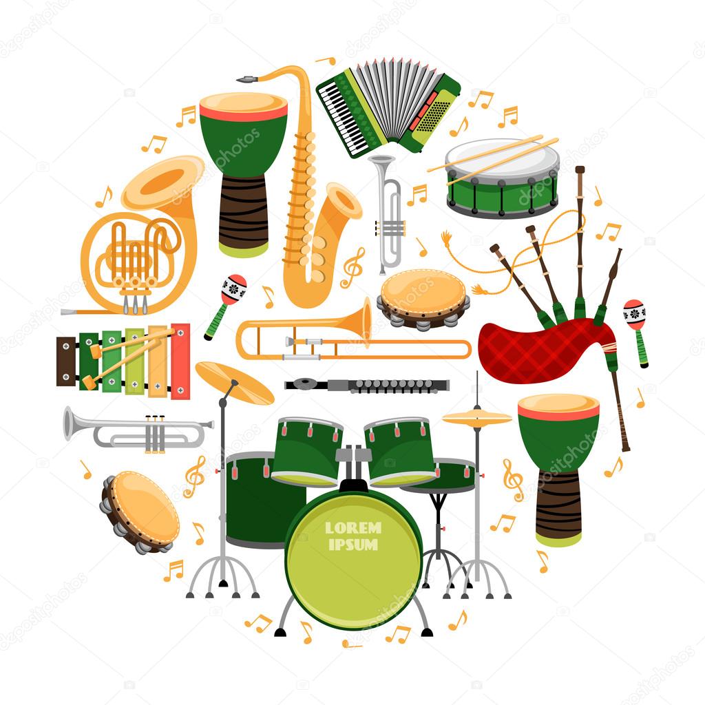 Set of Musical Instruments