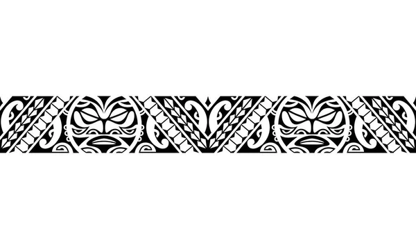 Maori Polynesian Tattoo Bracelet Tribal Sleeve Stock Vector (Royalty Free)  1929068069 | Shutterstock