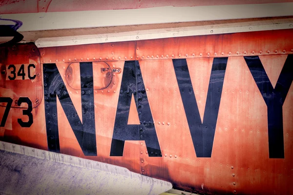 Navy repülőgép matrica — Stock Fotó