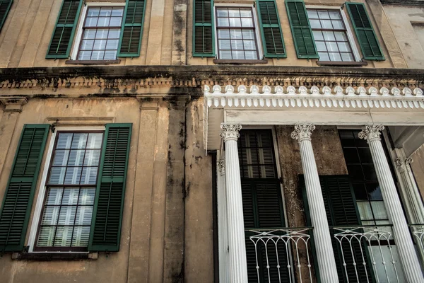 Centro Histórico Savannah Georgia Architecture — Fotografia de Stock