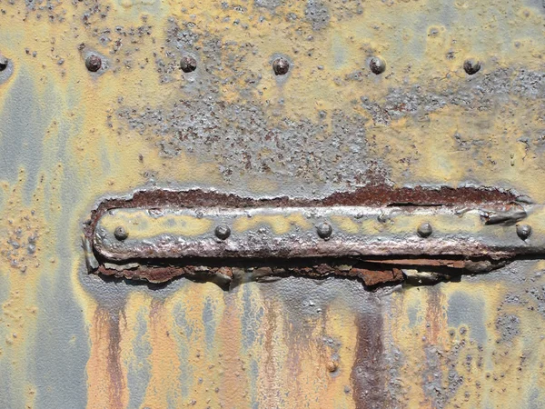 Rusty Grunge Hinge Textured Background — Stock Photo, Image