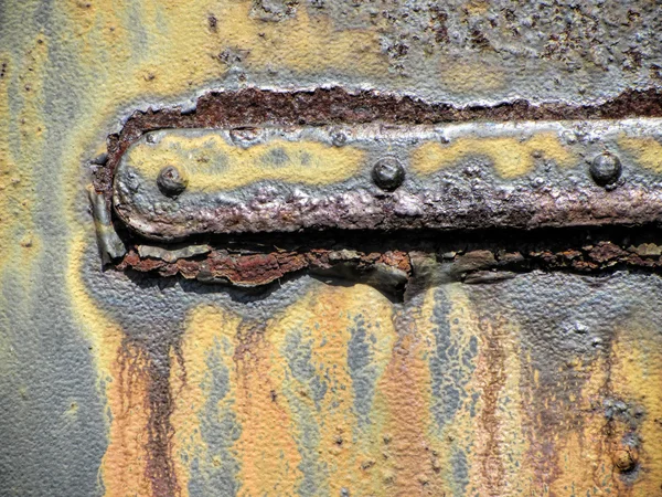 Rusty Grunge Hinge Textured Background — Stock Photo, Image