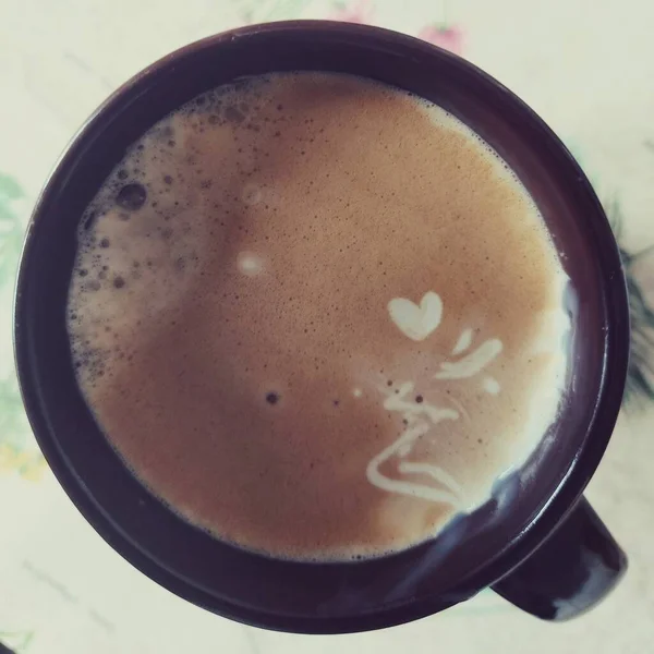 Amour Est Dans Chaque Gorgée Café — Photo