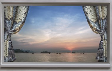 Denize bakan pencere