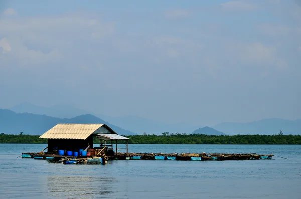 Fish cages at Phra Thong Island — Stock Photo, Image