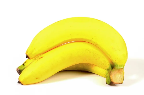 Bananer isolerad på vit bakgrund — Stockfoto