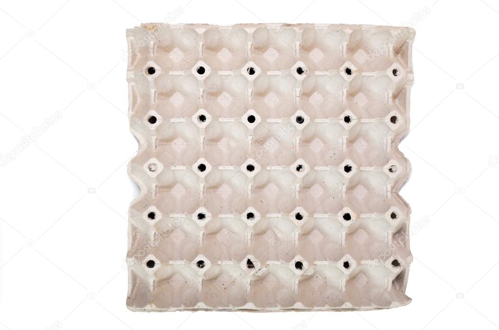 an egg carton on a white background