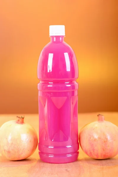 石榴果汁和水果 — 图库照片