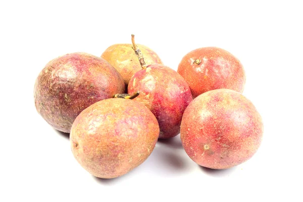 Passion fruits on white background — Stock Photo, Image