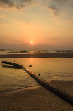 Denizde gün batımı 