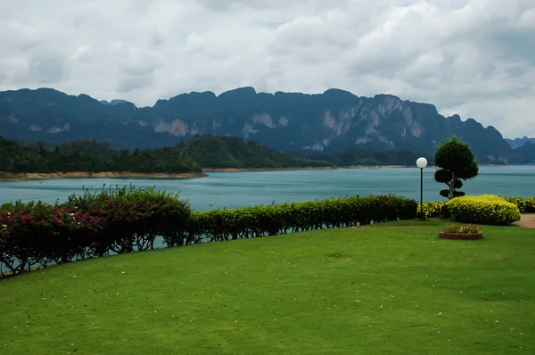 Damm in der schönen Provinz in Thailand — Stockfoto