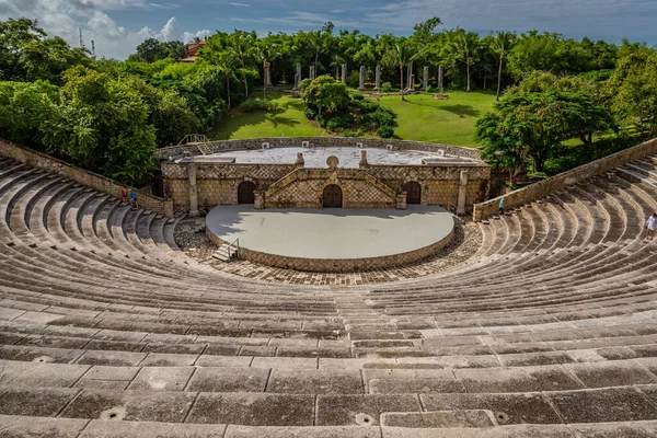 Les Marches Amphithéâtre Est Point Repère République Dominicaine Village Artistes Photo De Stock