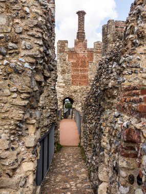 Framlingham Kalesi ve baca