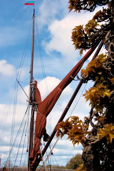 Segeln Barge Segel und Takelage — Stockfoto