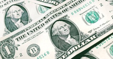 United States dollar banknotes in macro photography. Economy and finance concept.
