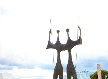 Brasilia, Federal Bölge, Brezilya. Aralık, 05, 2021. Heykelin fotoğrafı 