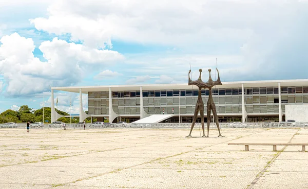 Brasilia Federal District Brazil December 2021 Photo Sculpture Candangos Sculptor — Foto de Stock