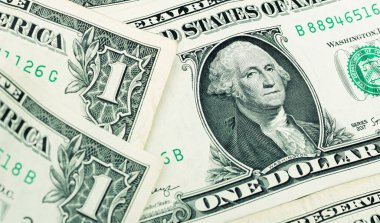 United States dollar banknotes in macro photography. Economy and finance concept.