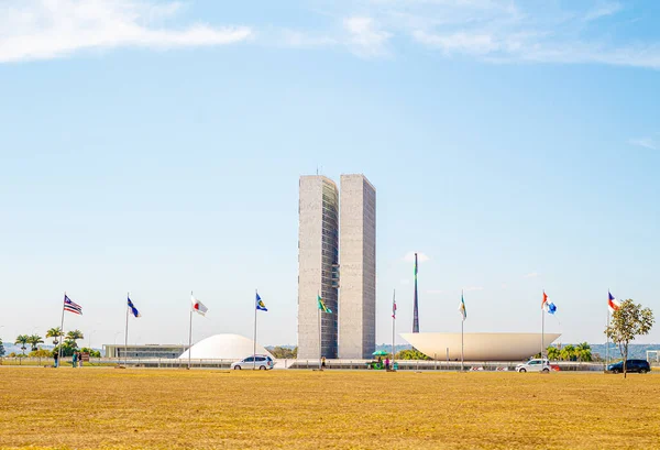 Brasilia Federal District Brazil June 2021 National Congress Brazil Building — Zdjęcie stockowe