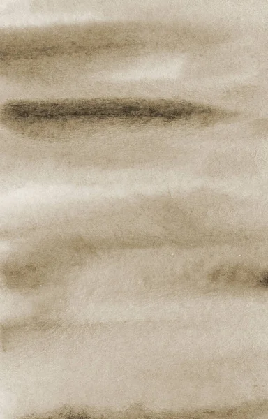 Aquarell handbemalt abstrakt beige braunen Hintergrund. Kreative Aquarell bemalte Leinwand für Splash Design, Einladung, Vintage-Vorlage. Dezenter hellrosa Farbverlauf auf strukturiertem Papier — Stockfoto