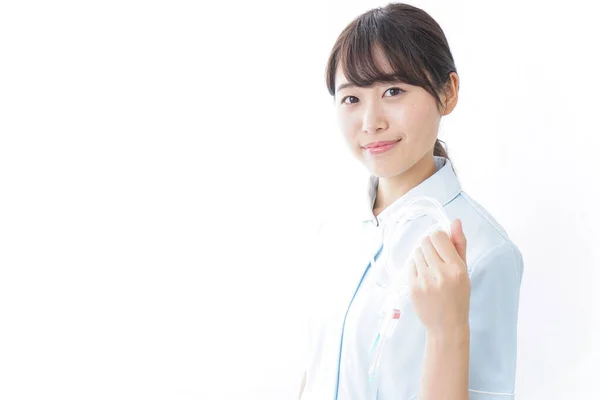Uniforme Joven Asiático Enfermera —  Fotos de Stock