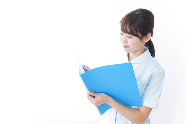 Junge Krankenschwester Mit Klinischen Erfahrungen — Stockfoto