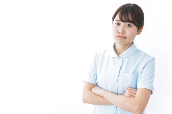 Uniforme Joven Asiático Enfermera —  Fotos de Stock