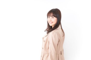 Ceketli güzel kadın. 