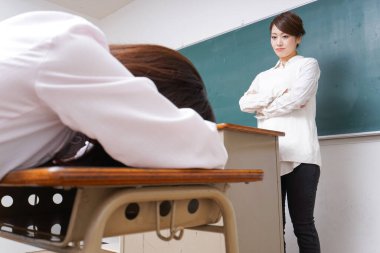 Sınıfta öfke öğretmeni