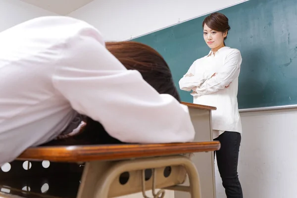 Wut Lehrer Klassenzimmer — Stockfoto