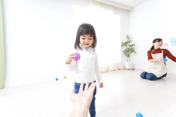 Children Playing Kindergarten — Stock Photo, Image