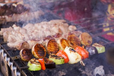 Mangal ve ızgara tavuk..