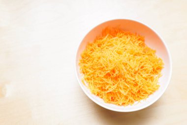 Parçalanmış havuç resmi, kapat