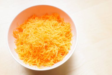 Parçalanmış havuç resmi, kapat