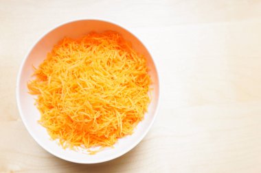 Parçalanmış havuç resmi, kapat