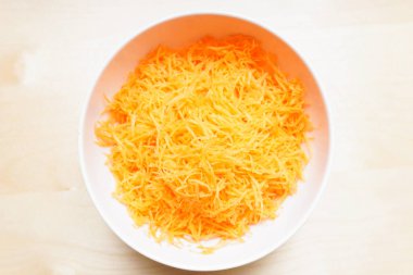 Parçalanmış havuç resmi, kapat