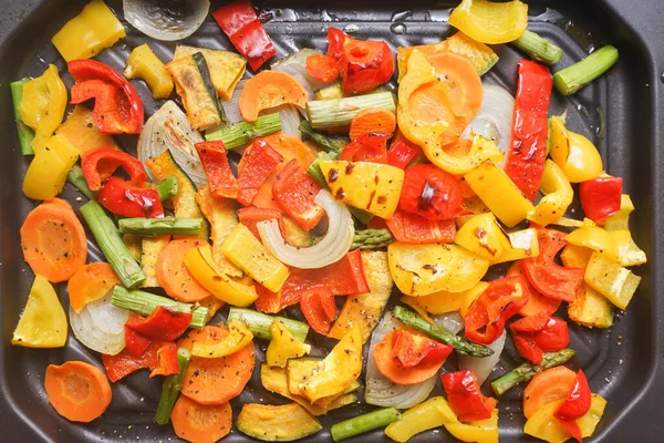 Roasted Vegetables Image Close — Stock Photo, Image