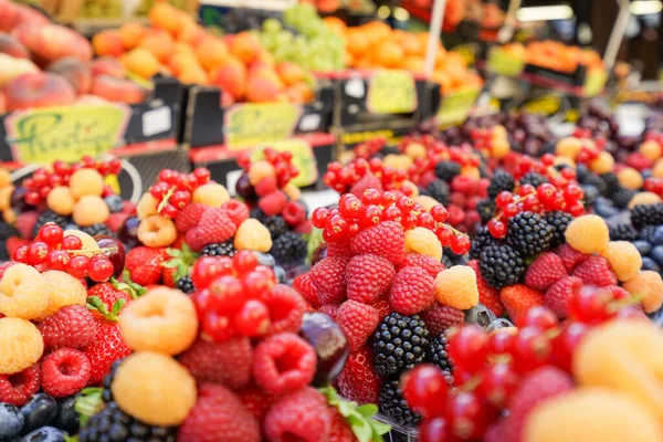 Frutos Frescos Vendidos Mercado — Fotografia de Stock