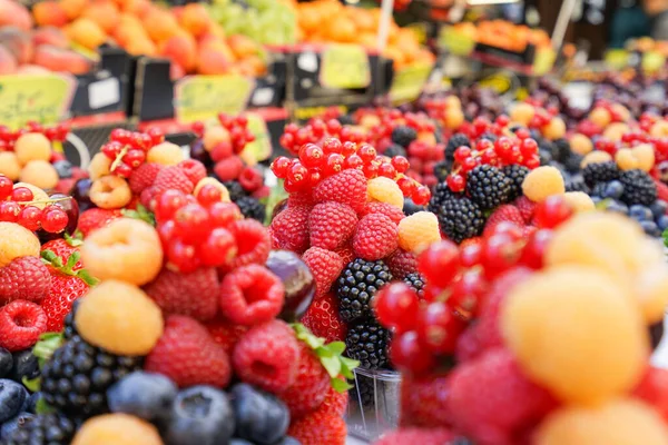 Frutos Frescos Vendidos Mercado — Fotografia de Stock