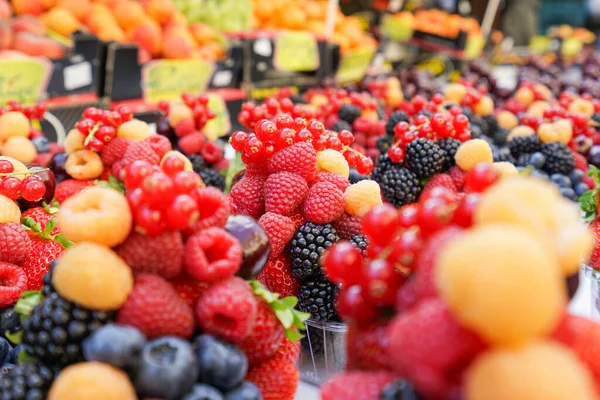 Frutos Frescos Vendidos Mercado — Fotografia de Stock