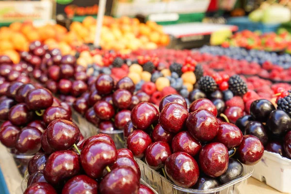 Frutos Frescos Vendidos Mercado — Fotografia de Stock