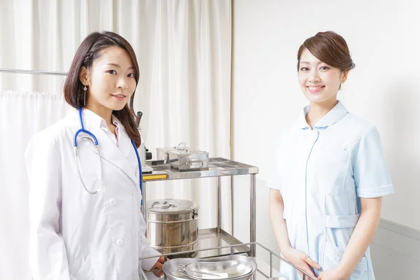 Medico Infermiere Che Lavorano Ospedale — Foto Stock