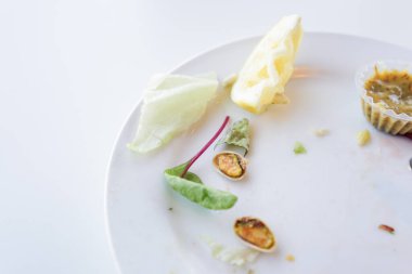  Arta kalan yiyecek görüntüsü.